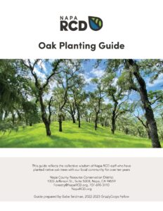 title page of oak planting guide